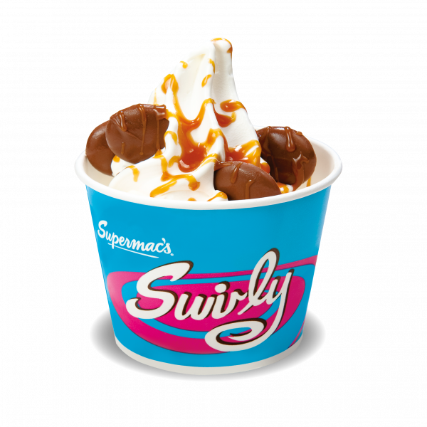 Caramel Nibbles Swirly Image