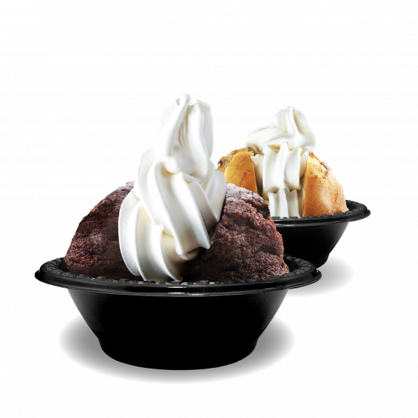 Hot Muffin & Ice Cream Image
